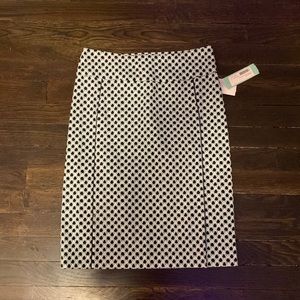 Teal and Black Patterned Skirt from Stitchfix